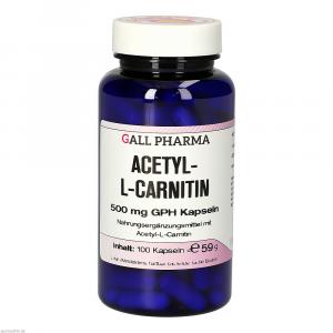 Acetyl L Carnitin 500 Mg Kapseln