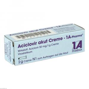 Aciclovir Akut Creme 1a Pharma
