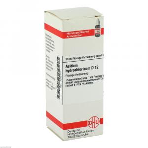 Acidum Hydrochloricum D 12 Dilution