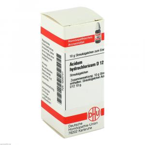 Acidum Hydrochloricum D 12 Globuli