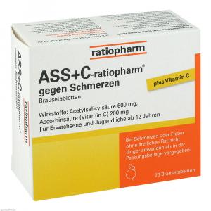 Ass + C Ratiopharm Gg.schmerzen Brausetabletten
