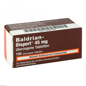 Baldrian Dispert 45 Mg Ueberzogene Tabletten
