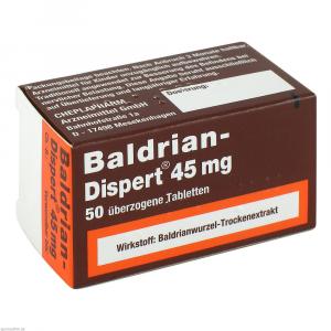 Baldrian Dispert 45 Mg Ueberzogene Tabletten