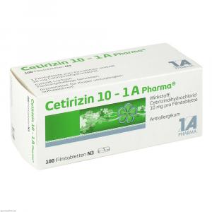 Cetirizin 10 1a Pharma Filmtabletten