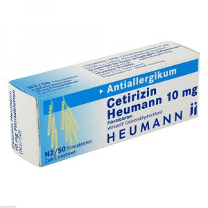 Cetirizin Heumann 10 Mg Filmtabletten