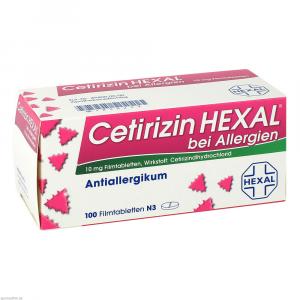 Cetirizin Hexal Filmtabl. B. Allergien