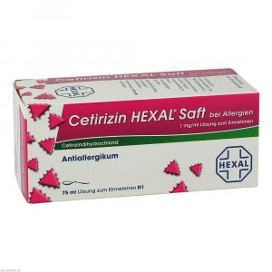 Cetirizin Hexal Saft B. Allergien