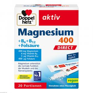 Doppelherz Magnesium + B Vitamine Direkt Pellets