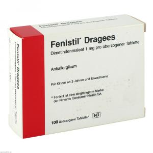 Fenistil Ueberzogene Tabletten