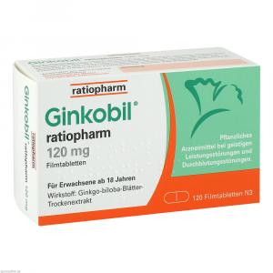 Ginkobil Ratiopharm 120 Mg Filmtabletten