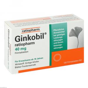 Ginkobil Ratiopharm 40 Mg Filmtabletten