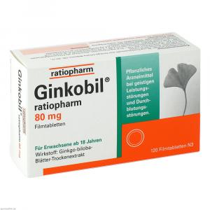 Ginkobil Ratiopharm 80 Mg Filmtabletten