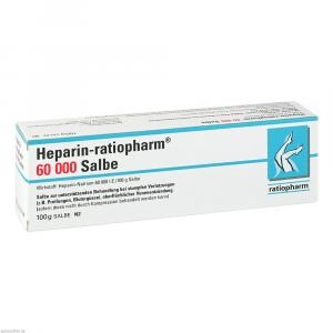 Heparin Ratiopharm 60.000 Salbe