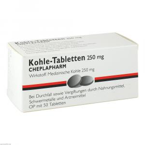 Kohle Tabletten