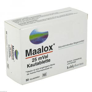 Maalox 25 Mval Kautabletten