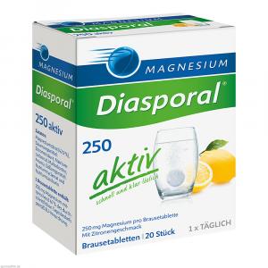 Magnesium Diasporal 250 Aktiv Brausetabletten