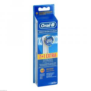 Oral B Aufsteckbuersten Precision Clean 7er+1