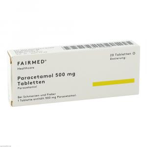 Paracetamol 500 Fair Med Tabletten