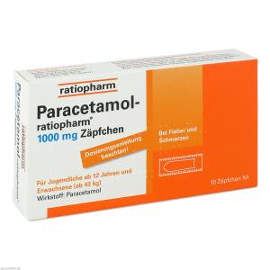 Paracetamol Ratiopharm 1000 Mg Erw.-suppositorien