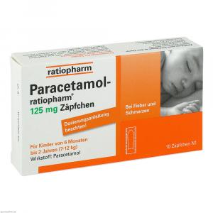 Paracetamol Ratiopharm 125 Mg Sgl.-suppositorien