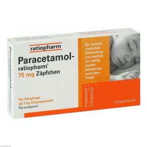 Paracetamol Ratiopharm 75 Mg Suppositorien