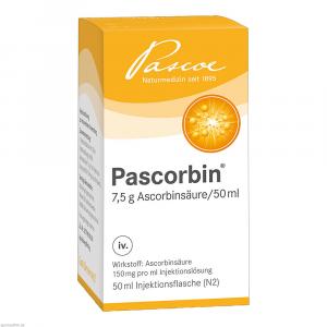Pascorbin 7,5 G Ascorbinsaeure/50ml Injektionsfl.