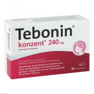Tebonin Konzent 240 Mg Filmtabletten