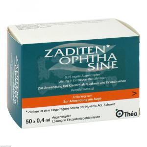 Zaditen Ophta Sine Augentr. Einzeldosispipetten