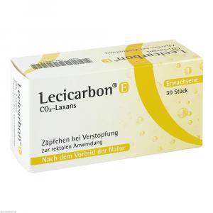 Lecicarbon E Co2 Laxans Erw.-suppos.