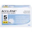ACCU FINE sterile Nadeln f.Insulinpens 5 mm 31 G
