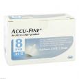 ACCU FINE sterile Nadeln f.Insulinpens 8 mm 31 G
