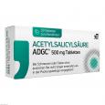 ACETYLSALICYLSÄURE ADGC 500 mg Tabletten