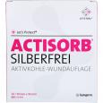ACTISORB SILBERFREI 10,5x10,5 cm Aktivkohle