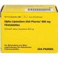 ALPHA LIPONSÄURE AAA- Pharma 600 mg Filmtabletten