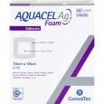 AQUACEL Ag Foam adhäsiv 10x10 cm Verband