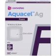 AQUACEL Ag Foam adhäsiv 12,5x12,5 cm Verband
