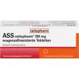 ASS-ratiopharm 100 mg magensaftres.Tabletten