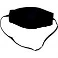 AUGENBINDE oval m.Gummiband schwarz