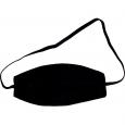 AUGENBINDE oval m.Gummiband schwarz