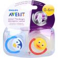 AVENT Beruhigungssauger Tier-Design 0-6 Mon.Boy