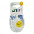 AVENT Sauger Airflex 1-Loch f.Neugeb.2x