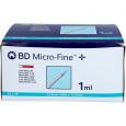 BD MICRO-FINE+ Insulinspr.1 ml U40 12,7 mm
