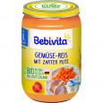 BEBIVITA Menü Gemüse-Reis m.zarter Pute