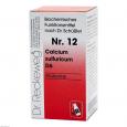 BIOCHEMIE 12 Calcium sulfuricum D 6 Tabletten