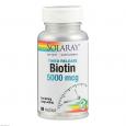 BIOTIN 5000 μg Solaray Kapseln