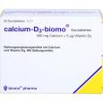 CALCIUM-D3-biomo Kautabletten 500+D