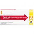 CETIRIZINDIHYDROCHLORID elac 10 mg Filmtabletten