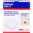CUTIMED Siltec B Schaumverb.7,5x7,5 cm m.Haftr.