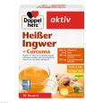 DOPPELHERZ heißer Ingwer+Curcuma Beutel