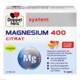 DOPPELHERZ Magnesium 400 Citrat system Granulat